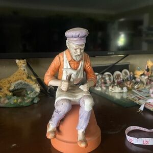 Others Follow Artisan Sculpture - Orange and Lavender good condition